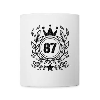 87 - Born year Year of birth 1987 - Mug - white - Front
