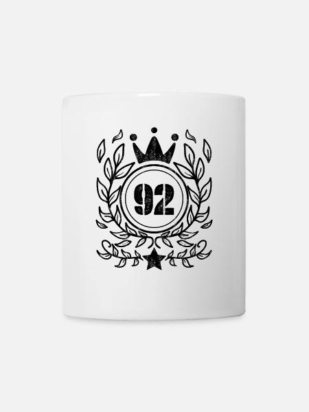 92 - Année de naissance Année de naissance 1992 - Mug blanc - blanc