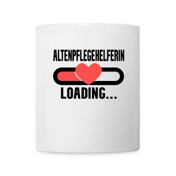 Altenpflegerhelferin Ausbildung - Tasse - Weiß - Vorne