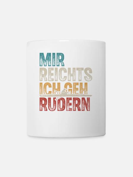 Rudern Ruderer Ruderboot - Tasse - Weiß