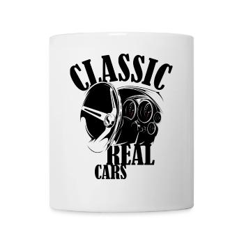 classic real cars illustration symbol cars logo - Mug - white - Front