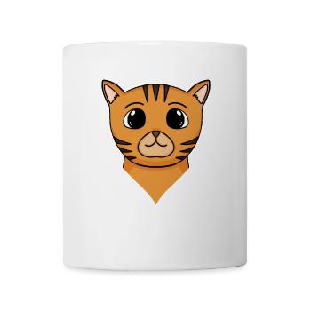 Bengal Cat Head Cat Cat Propriétaire - Mug blanc - blanc - Devant