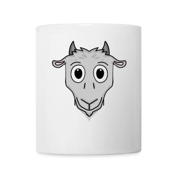 Ziege Kopf - Tasse - Weiß - Vorne