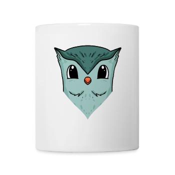 Hibou - Mug blanc - blanc - Devant