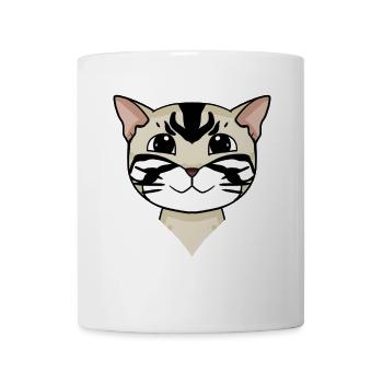 American Shorthair Head Cat Propriétaire de chat - Mug blanc - blanc - Devant