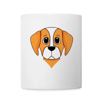 Epagneul Breton Kopf Hund Hundebesitzer - Tasse - Weiß - Vorne