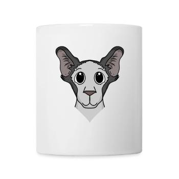 Oriental Shorthair Head Cat Cat Owner - Mug - white - Front