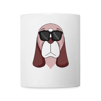 Chiens de race Basset Hound - Mug blanc - blanc - Devant