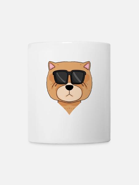 Chow Chow Hund Cool - Tasse - Weiß