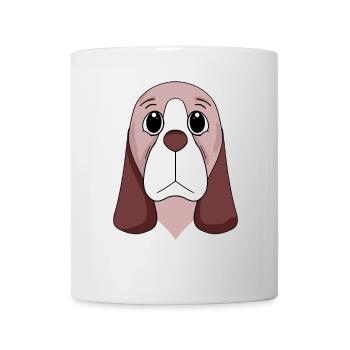 Chiens de race Basset Hound - Mug blanc - blanc - Devant