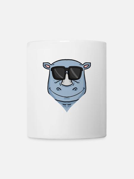 cooles Nashorn - Tasse - Weiß