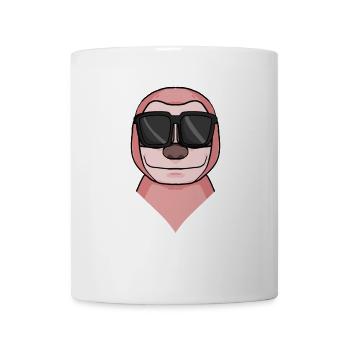 Sloth with glasses - Mug - white - Front