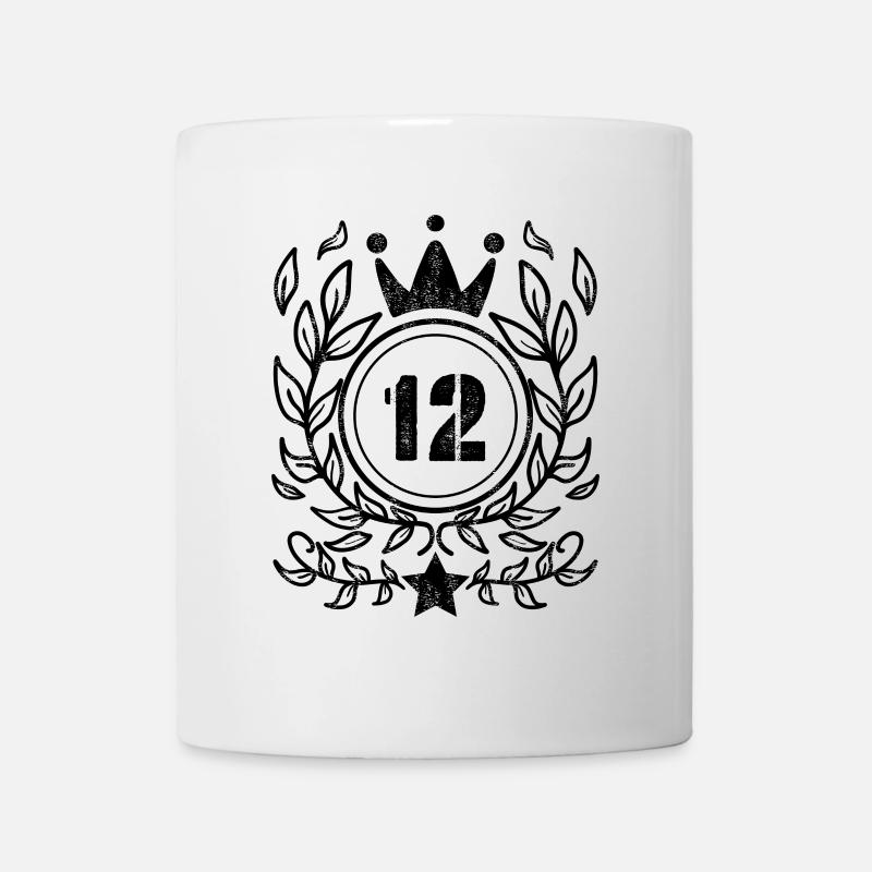 12 years old crown - 12 birthday - Mug - white