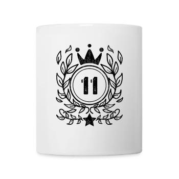 11 Jahre alt Krone - 11 Geburtstag - Tasse - Weiß - Vorne