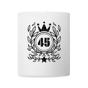 45 - Année de naissance Année de naissance 1945 - Mug blanc - blanc - Devant