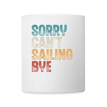 Segeln Segler Segelboot Retro Vintage - Tasse - Weiß - Vorne