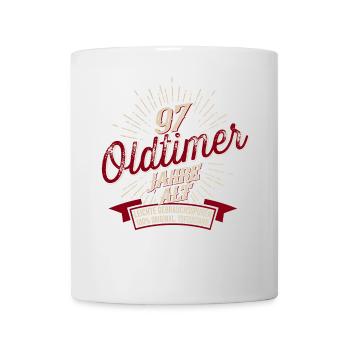 97. Geburtstag Oldtimer - Tasse - Weiß - Vorne