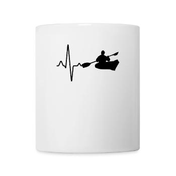 Canoe Kayak Heartbeat - Mug - white - Front