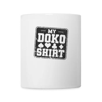My Doko Tee Doppelkopf Kartenspiel Hobby - Tasse - Weiß - Vorne