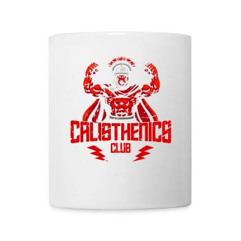 Club de Calisthénie Conception Motivationnelle des Super-héros - Mug blanc - blanc - Devant