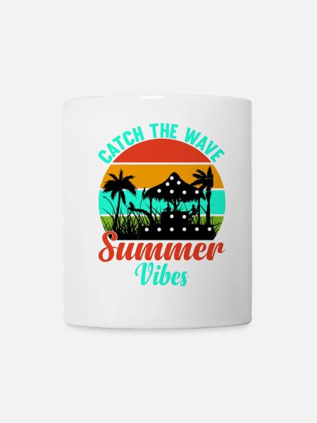 Summer Summer Catch the Wave - Mug - white