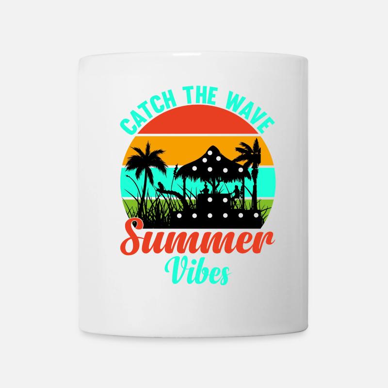 Summer Summer Catch the Wave - Mug - white