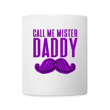 Call Me Mister Daddy - Mug blanc - blanc - Devant