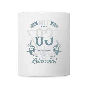 83. Geburtstag Da Fängt Das Leben An - Tasse - Weiß - Vorne