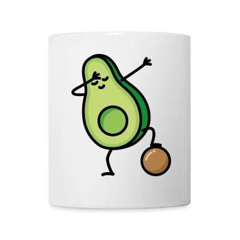 Dabbing Avocado Football Player Keto Diët - Mug - white - Front