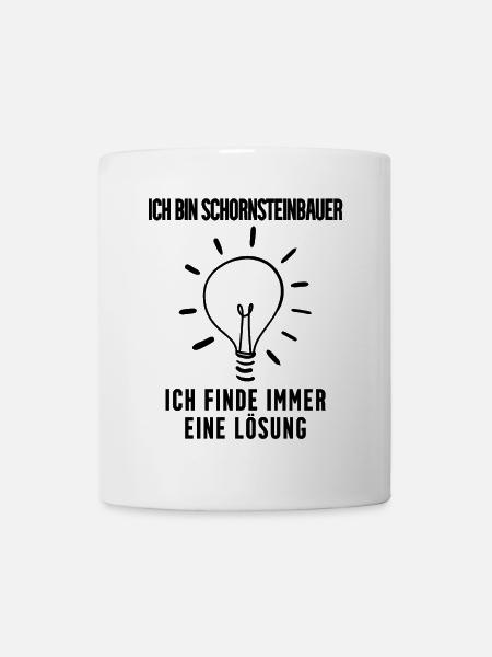 Schornsteinbauer Beruf Ausbildung - Tasse - Weiß