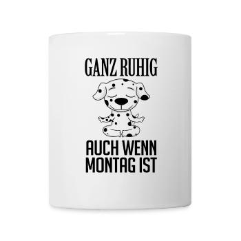 Dalmatiner Hund - Tasse - Weiß - Vorne