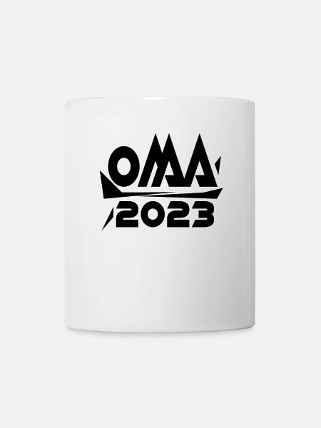 Großmutter 2023 - Oma Geschenk - Tasse - Weiß