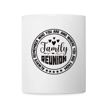 Family Reunion Eine Familie die miteinander betet - Tasse - Weiß - Vorne