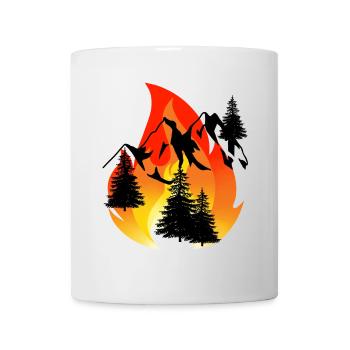 Inferno Fire Nature Fire Nature Conservation Forest Mountains - Mug - white - Front