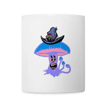 Fantasy Pilz Waldbewohner Märchen Pilze Wald Natur - Tasse - Weiß - Vorne