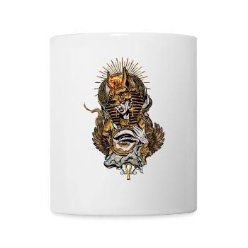 Anubis-Maske mit dem allsehenden Auge - Tasse - Weiß - Vorne
