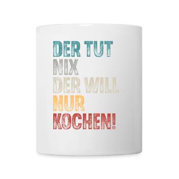 Koch - Tasse - Weiß - Vorne