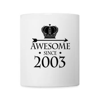 Born in 2003 - Fantastic since 2003 - Mug - white - Front