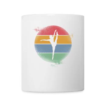 Ballett Balerina - Tasse - Weiß - Vorne