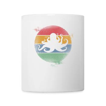 Oktopus Tintenfisch Krake Meerestier - Tasse - Weiß - Vorne