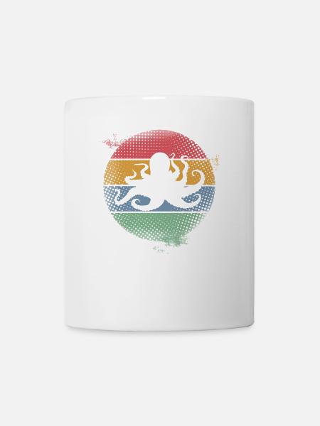 Octopus Octopus Octopus Animal marin - Mug blanc - blanc