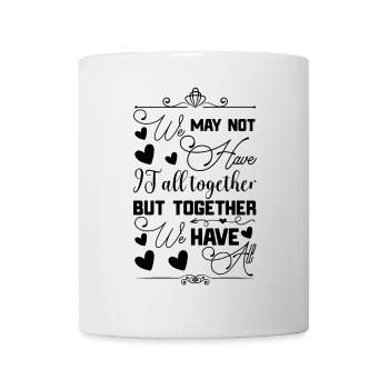 Réunion de famille Nous n’avons peut-être pas tout - Mug blanc - blanc - Devant