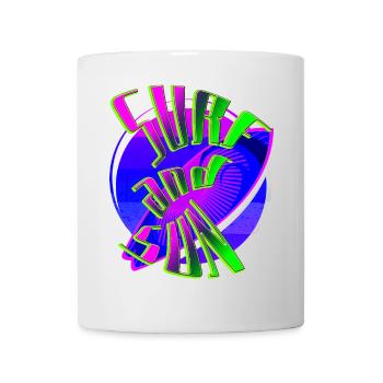 Surfen und Sonne - Surfbrett - Tasse - Weiß - Vorne