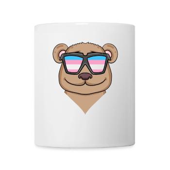 Transgender Transsexuell Braunbär Geschenk - Tasse - Weiß - Vorne