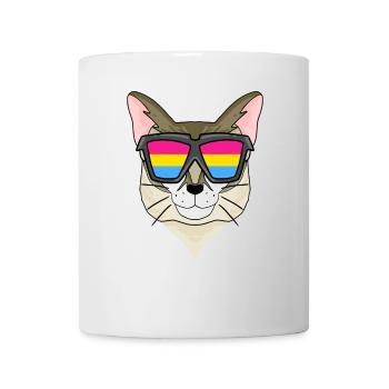 Pansexual Singapura - Chat avec lunettes - Mug blanc - blanc - Devant