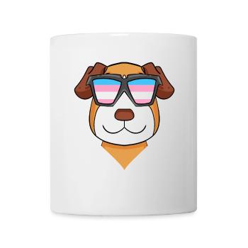 Transgender Jack Russell Terrier Hund - Tasse - Weiß - Vorne