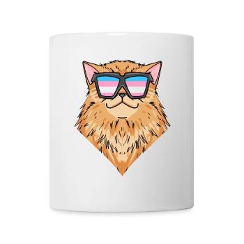 Transgender Transsexuell Perserkatze Katze - Tasse - Weiß - Vorne
