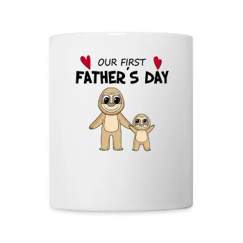 Father's Day Gift - Our First Father's Day - Mug - white - Front