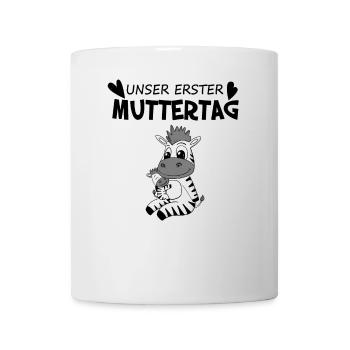 Muttertag Geschenk - Unser erster Muttertag - Tasse - Weiß - Vorne