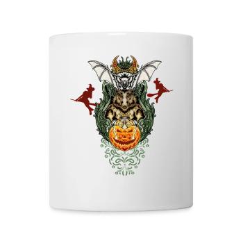 Design d’Halloween amusant - Mug blanc - blanc - Devant